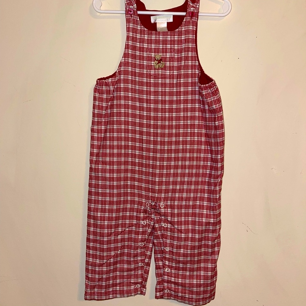 COPY - Toddler boys Janie and Jack holiday coverall